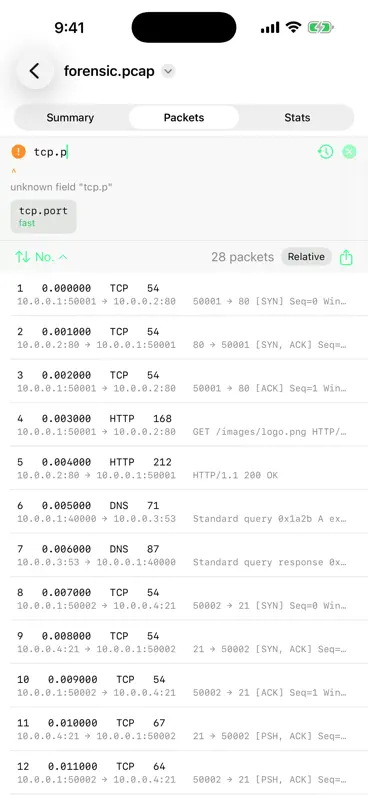 Packet Recon screenshot 2 of 10