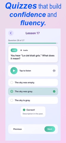 Learn French - Complete Course Screenshot 6 of 6