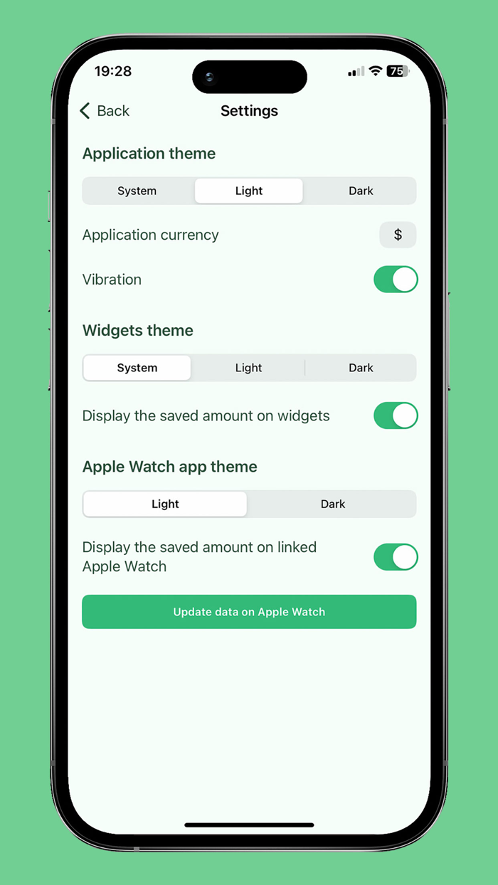 Day counter bad habits