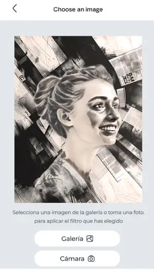Black and white sketch effect screenshot 2