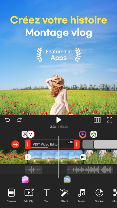 Screenshot #1 pour VDIT Video Montage & Diaporama