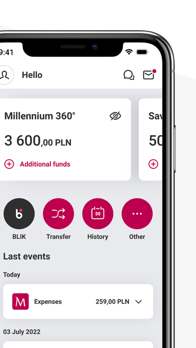 Bank Millennium Screenshot