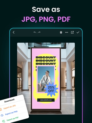 Poster Maker : Flyer Maker iPad screenshot