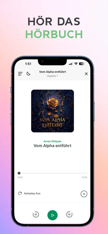 Inkitt Galatea: Audio & eBooks screenshot 2 of 5