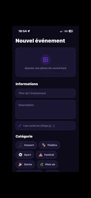 Your Events screenshot 2