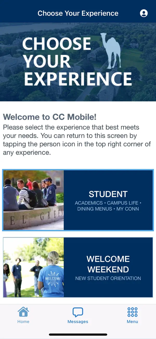 Screenshot #1 pour Connecticut College Mobile