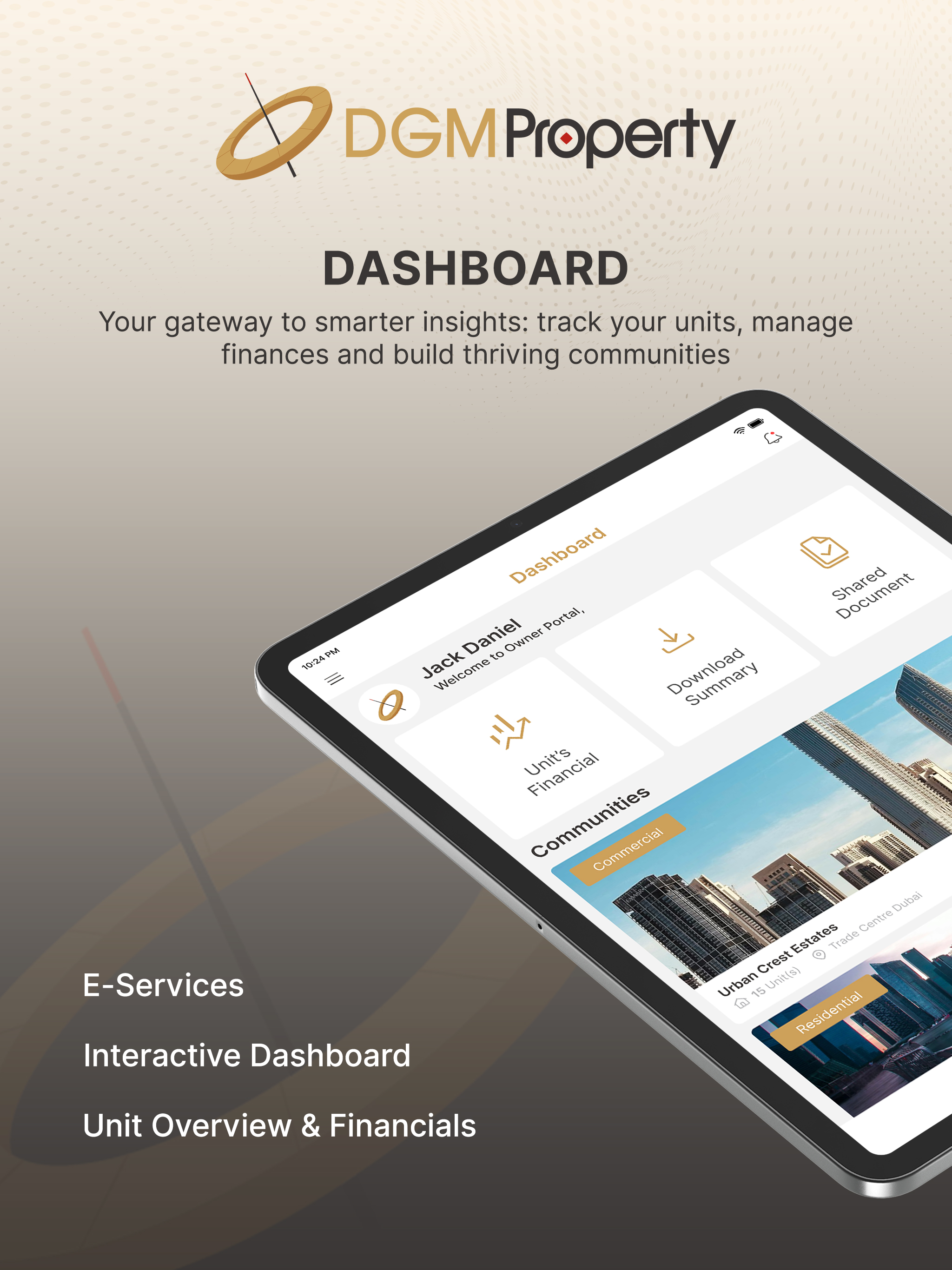 DGM Properties - Community App