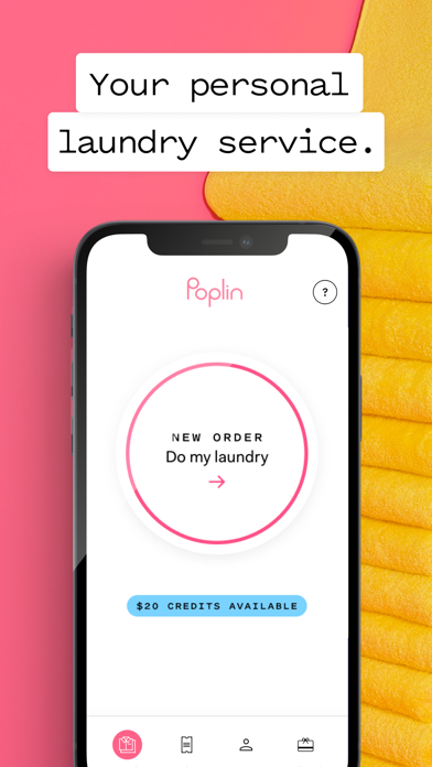 Poplin: Got Laundry? Allow us. iPhone screenshot 5 - Lifestyle app