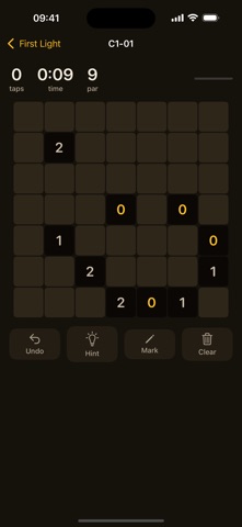 Glint: Light-Up Logic Puzzles iPhone screenshot