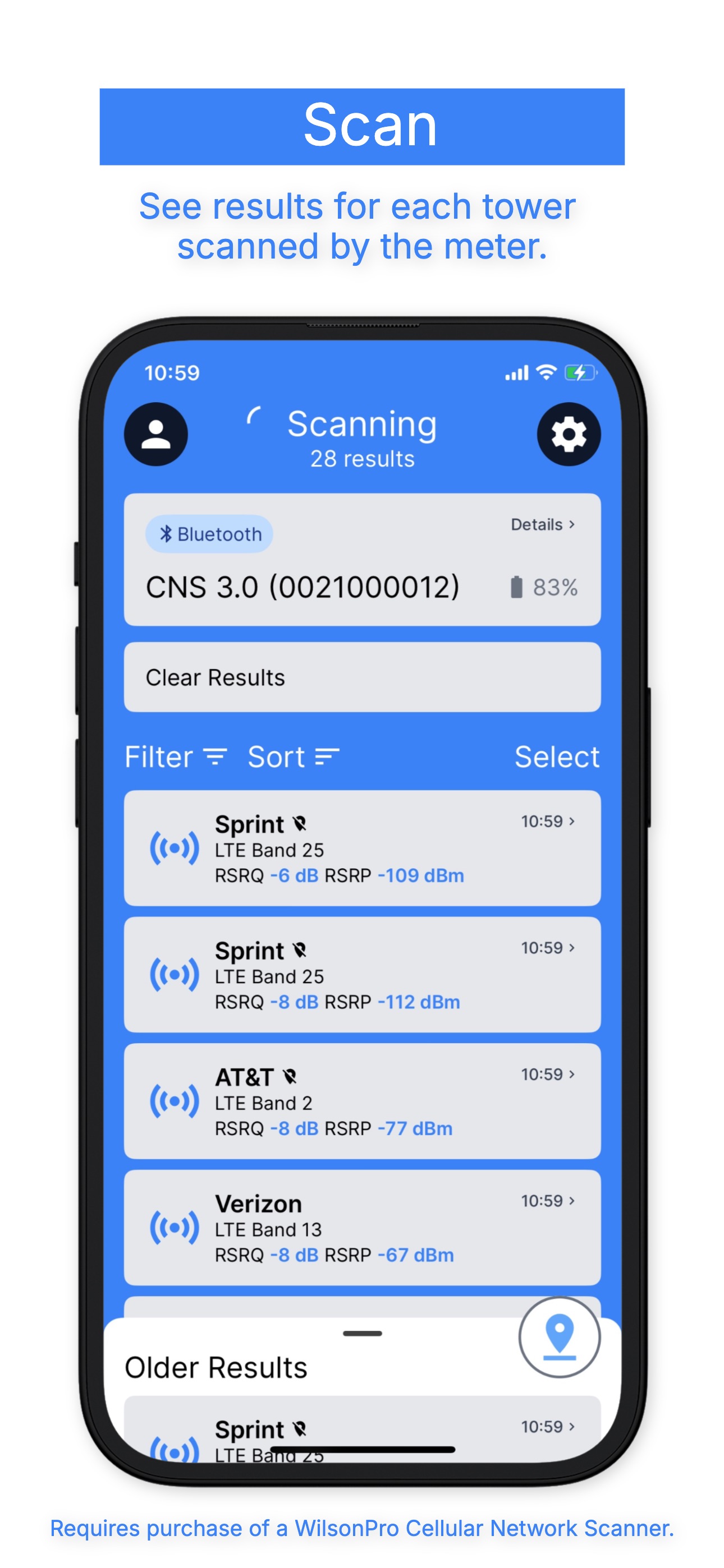 Screenshot 1 of WilsonPro Scan