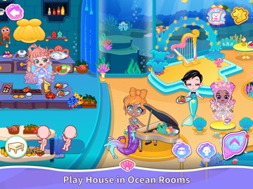 Bobo Mermaid Ocean Playhouse iPad screenshot
