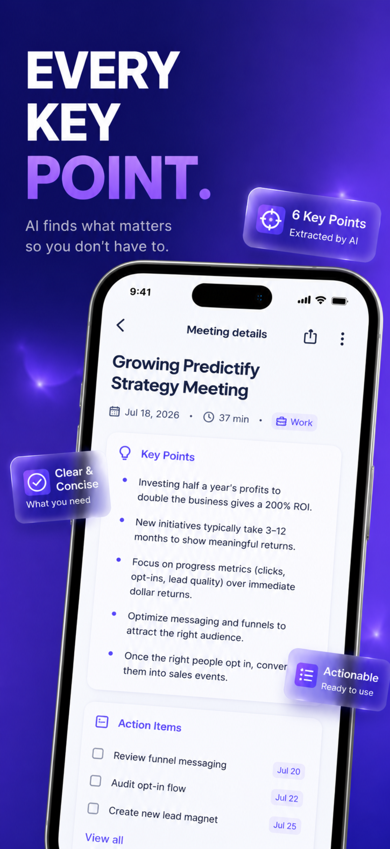 Smart Notes-AI Meeting Summary screenshot 4