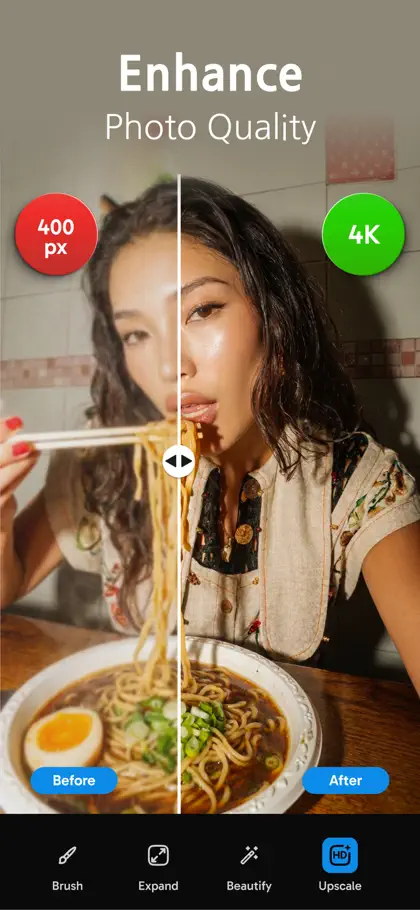 Screenshot 4 von 6 zu Layers - AI Photo Editor