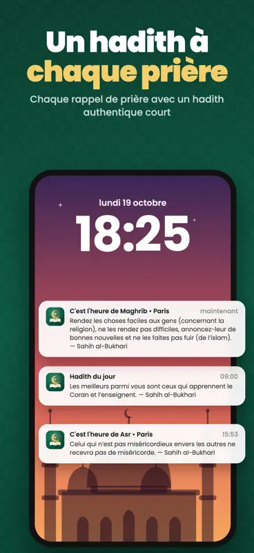 Nur Quran : Prière et Qibla screenshot 5 of 8