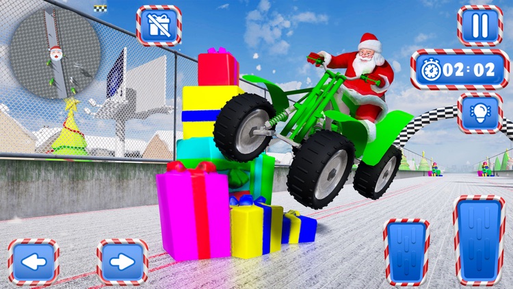 Santa Quad Bike Racing Game
