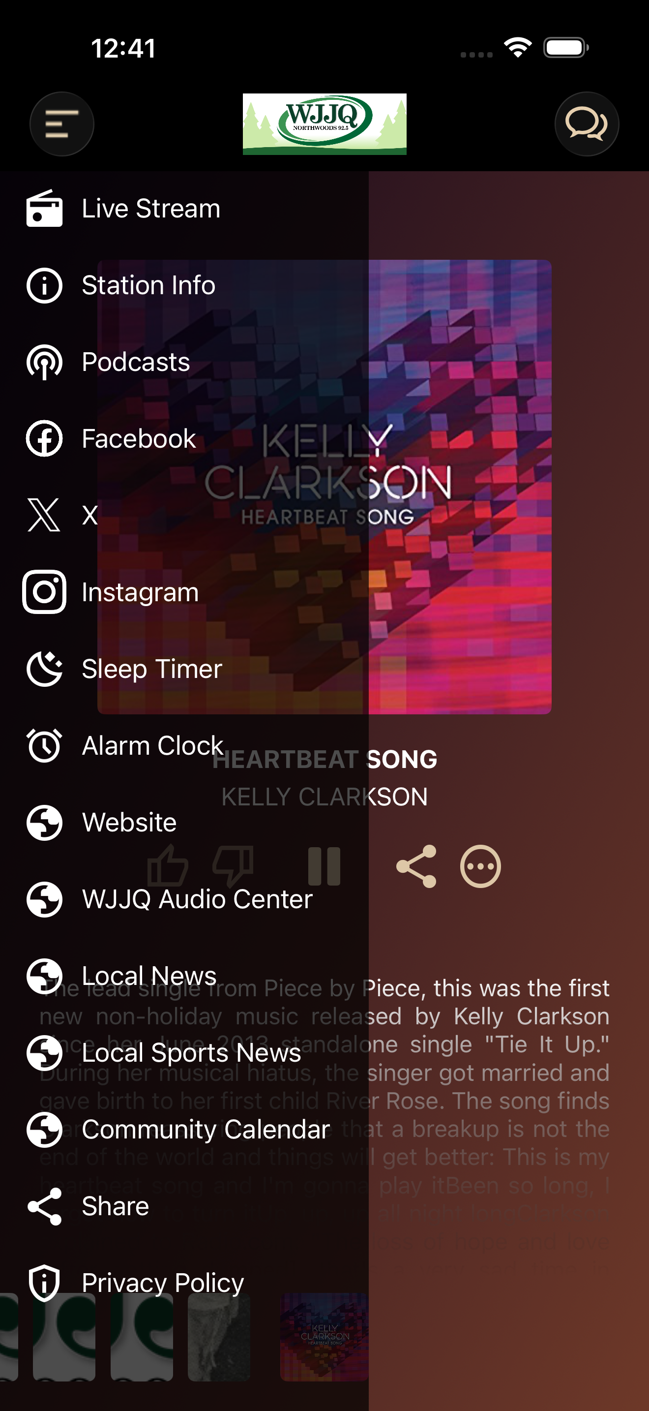 WJJQ 92.5 screenshot 4