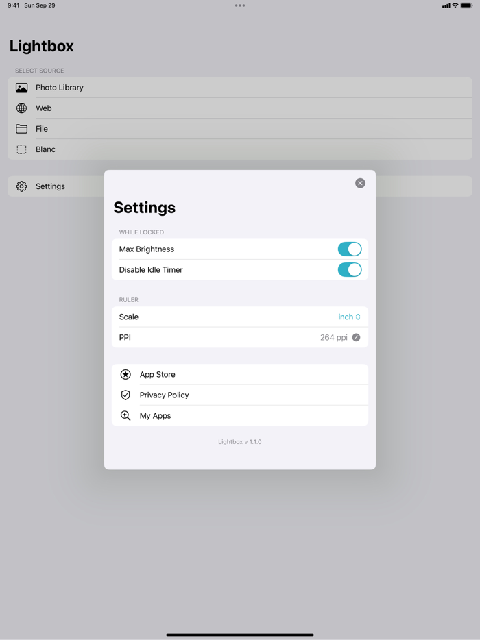 Lightbox for Tracing