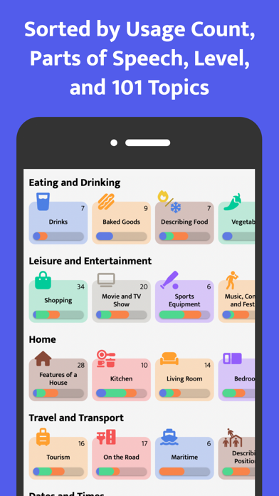Most Common Words iPhone screenshot 7 - Education app