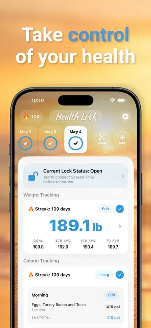 Health Lock - Unlock Your Life screenshot 1