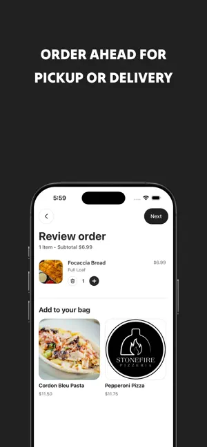 Smithfield Stonefire Pizza screenshot 2