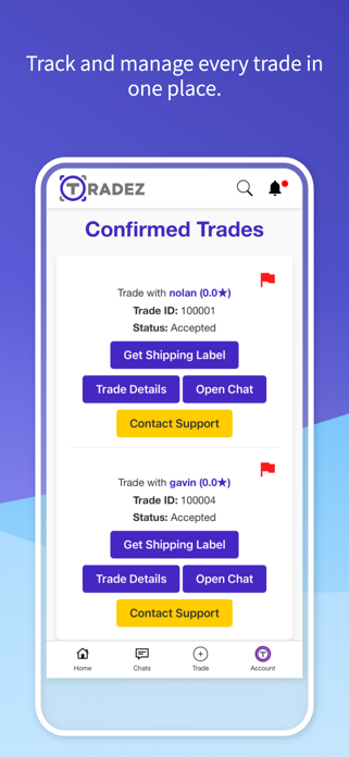 Tradez Mobile Screenshot 2 of 8