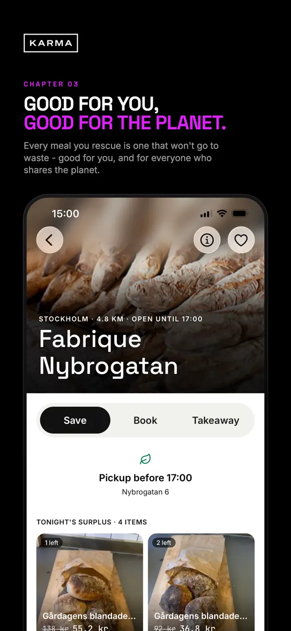 Screenshot #3 pour Karma: Save Food with a Tap