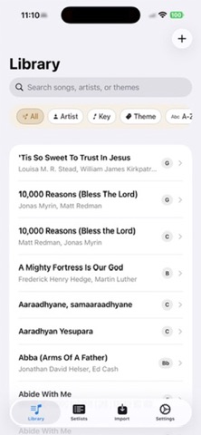 Psalmist Screenshot 1 of 4