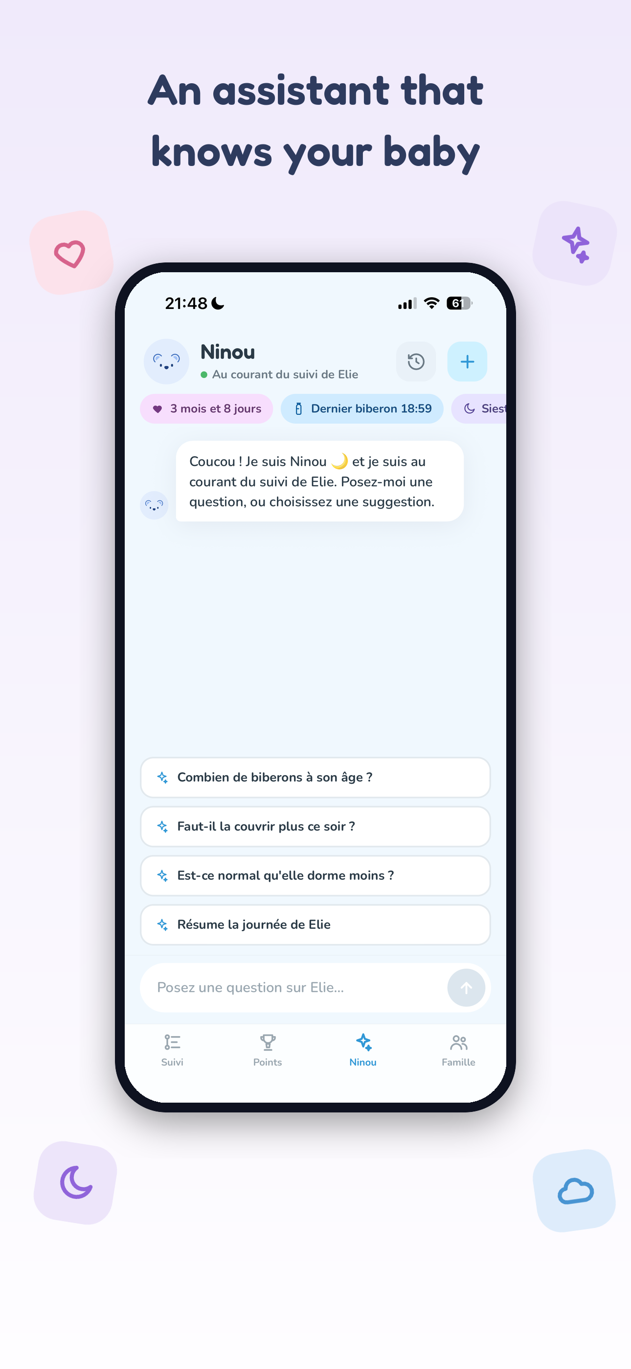 Ninou - baby tracker screenshot 3