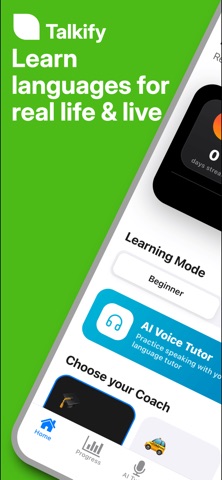 Talkify: AI Language Tutor Screenshot 1 of 5