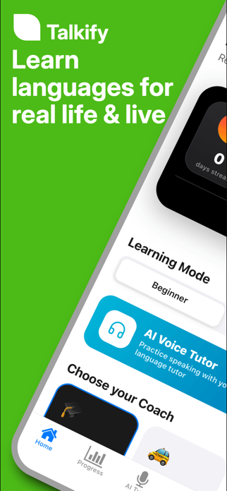 Talkify: AI Language Tutor Screenshot 1 of 5