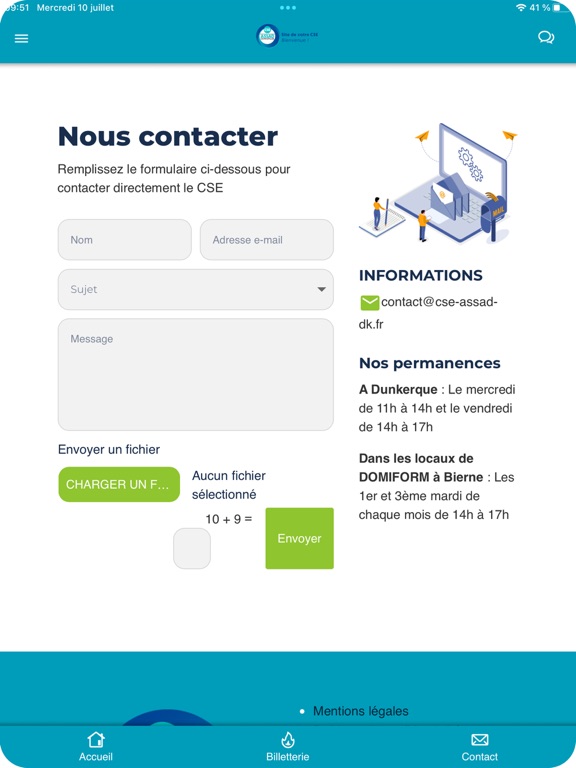 Screenshot #5 pour CSE ASSAD DUNKERQUE