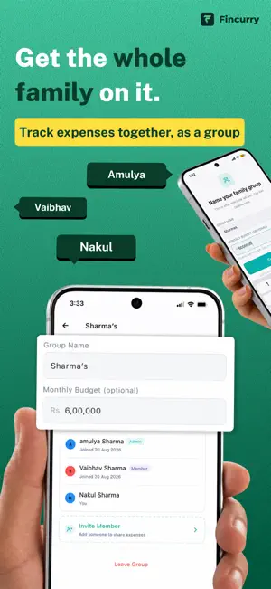 Fincurry: Family Expense App screenshot 4