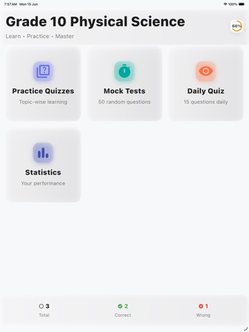 Grade 10 Physical Science iPad screenshot