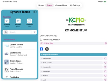 SynchroCenter iPad screenshot