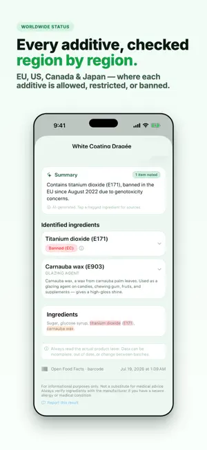 Additive Scanner: Myredient screenshot 4