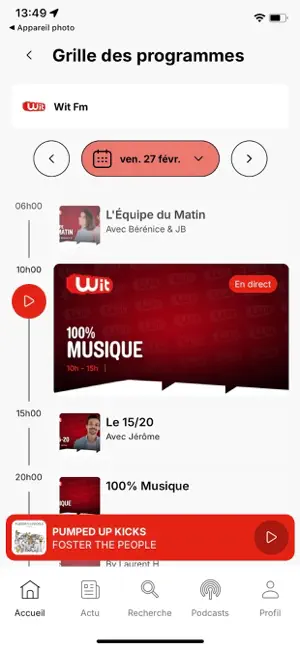 Wit FM screenshot 3
