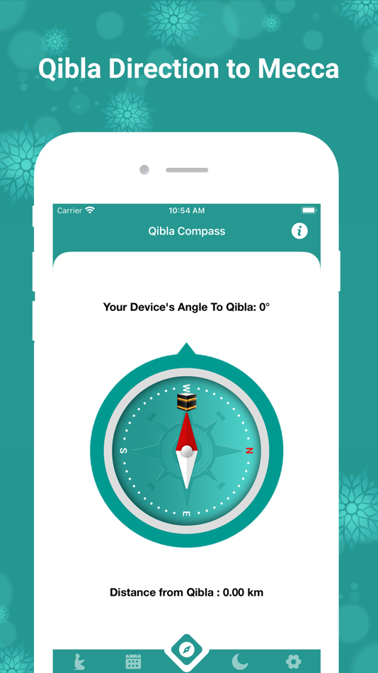 #1. Qibla Compass - kaaba finder (iOS) Podle: GURUPRITSINGH SAINI