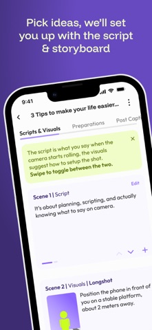 Zesta.ai – AI Script & Video iPhone screenshot