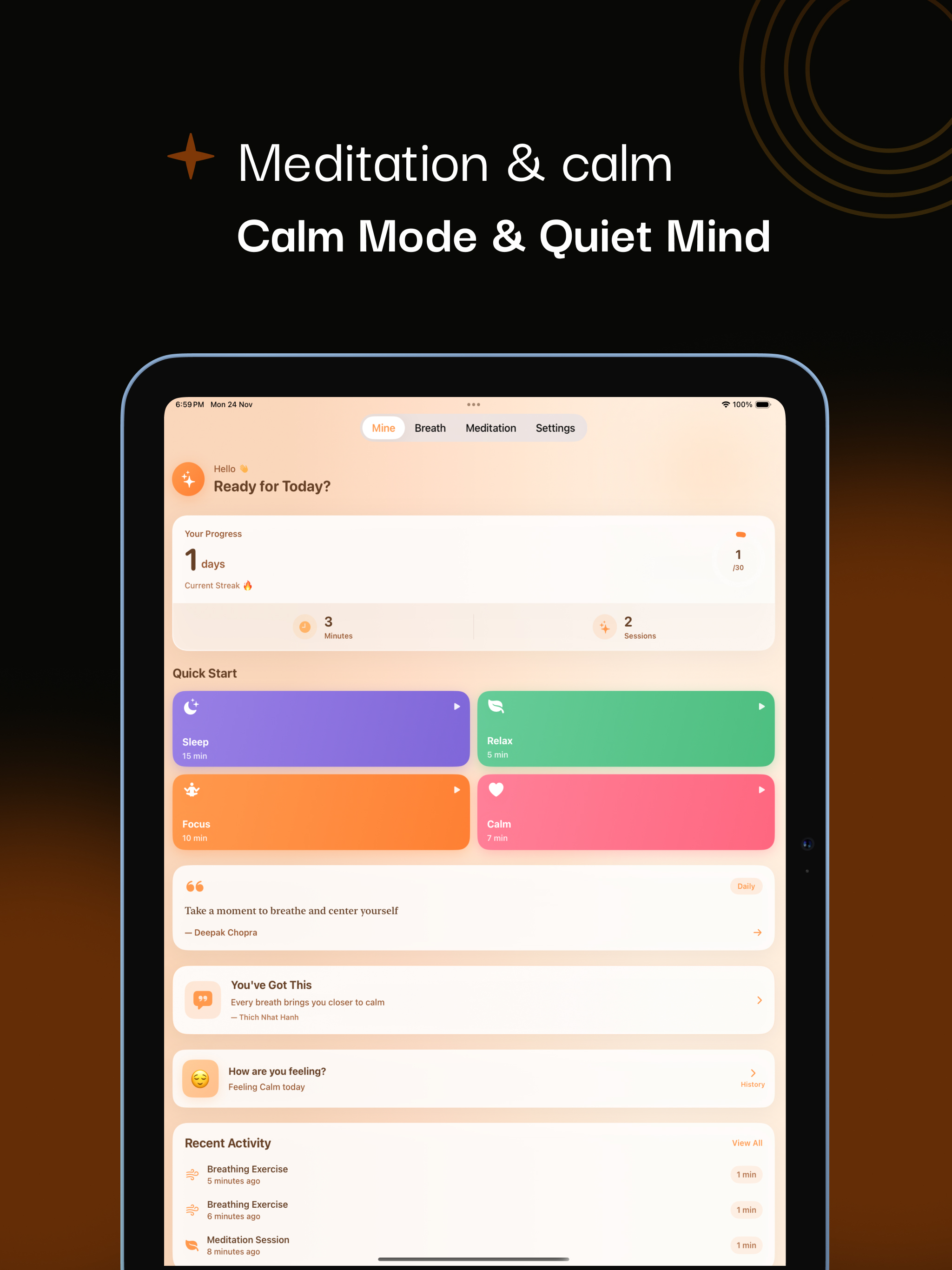 Mindful: Breathe, Sleep, Calm screenshot 8