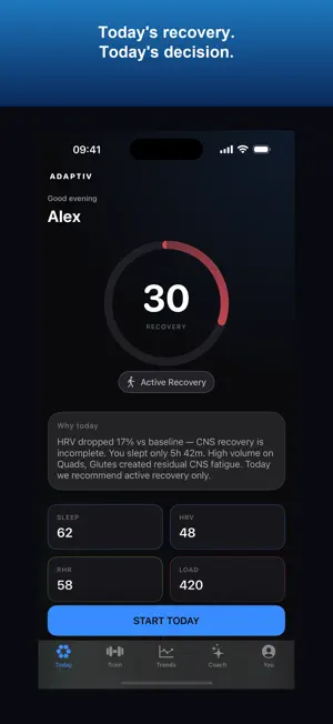 Adaptiv: Recovery Training screenshot 1