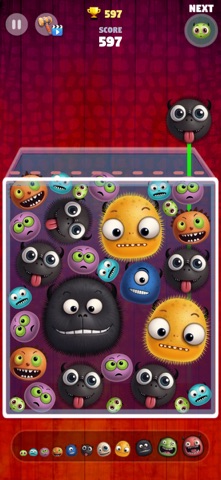 Monster Suika Merge game fun iPhone screenshot