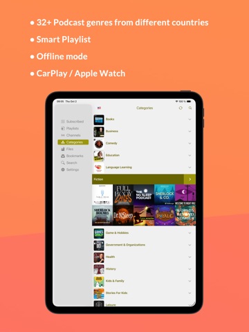 PlaydioCast: Radio & Podcast iPad screenshot