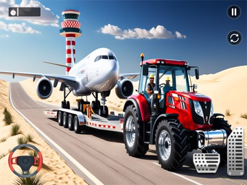 Heavy Airplane Towing Truck iPad screenshot
