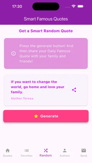 Smart Famous Quotes screenshot 4