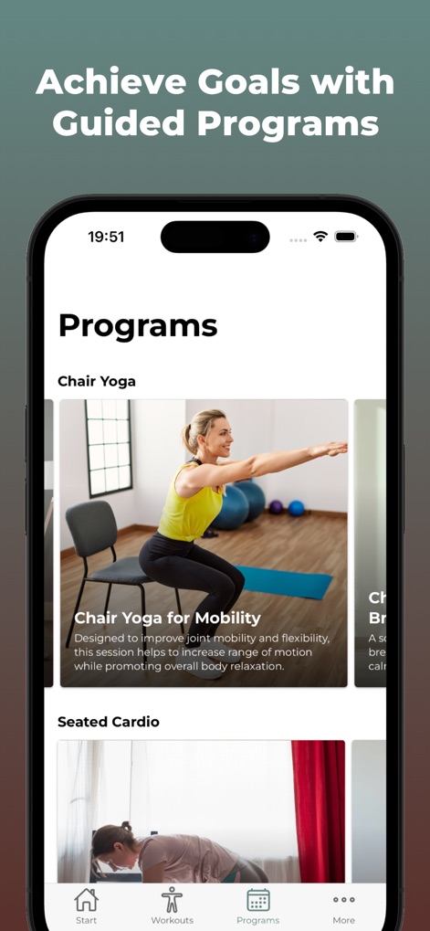 Seated Chair Exercises - Health & Fitness App | MWM