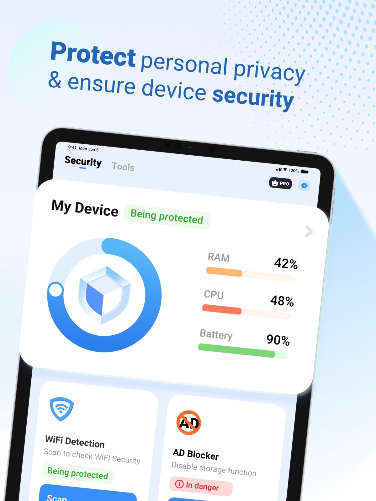 AI Security: Storage Privacy ipad screenshot 3