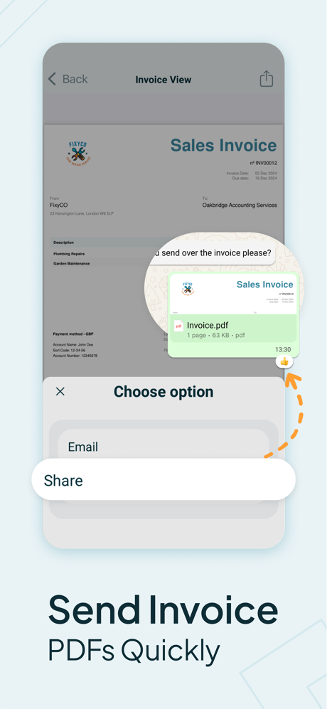 Easy Invoice Maker & Generator screenshot 3