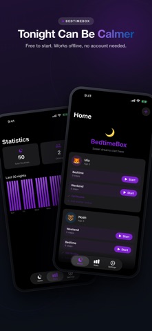 BedtimeBox - Bedtime Routine iPhone screenshot