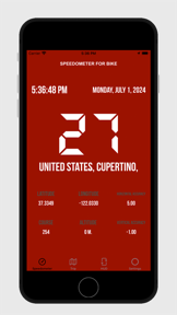 Speedometer for Bike GPS Speed screenshot