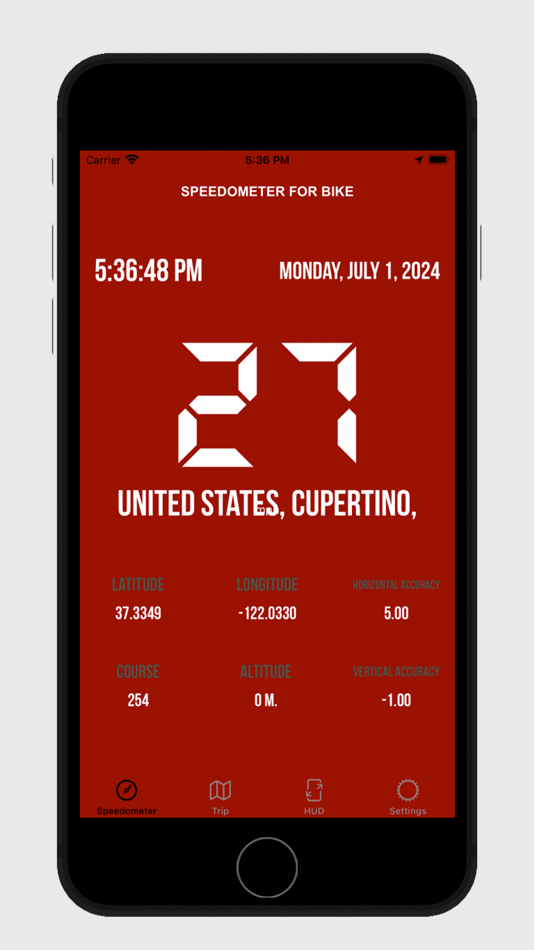 #2. Speedometer for Bike GPS Speed (iOS) 由: Ihor Krivoshei